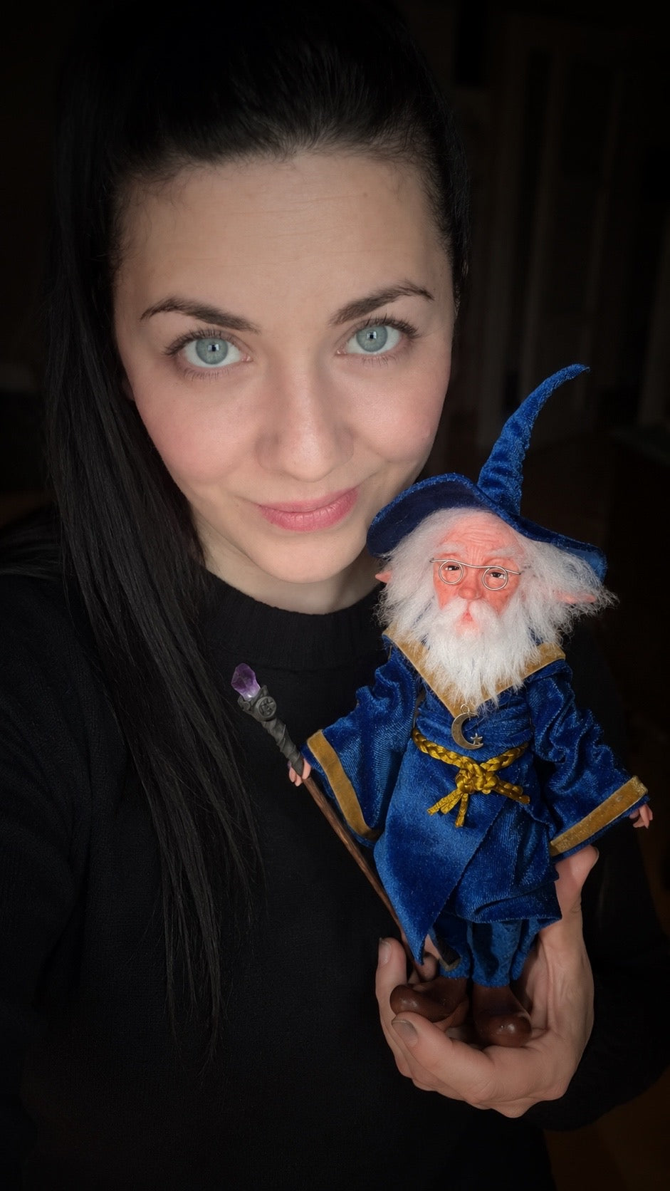 Merlín - Myrrdin — handmade guardian art piece by Duendes del Uruguay