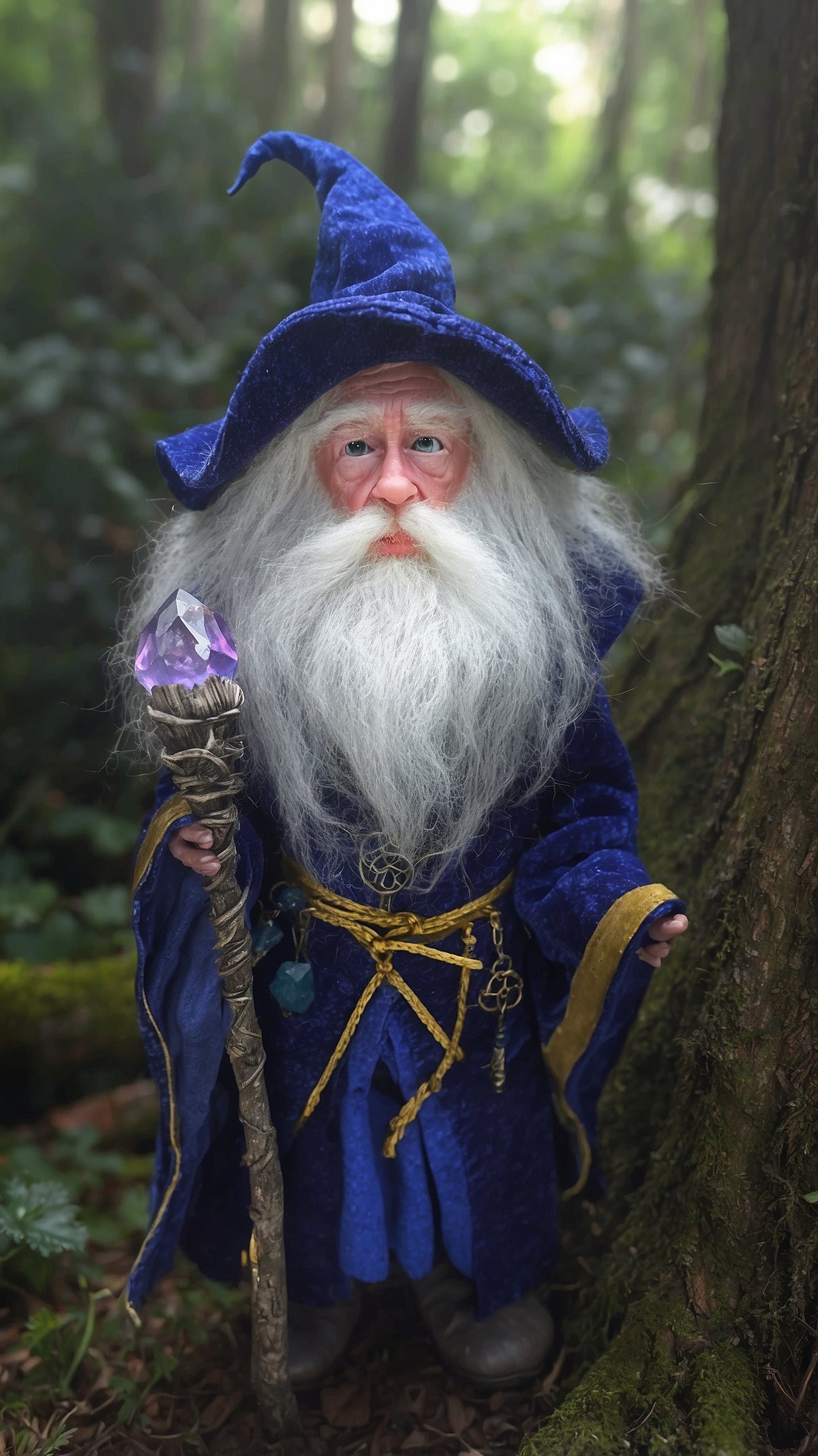 Merlín - Myrrdin — handmade guardian art piece by Duendes del Uruguay