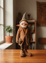 Toto — handmade wisdom guardian art piece by Duendes del Uruguay, view 4