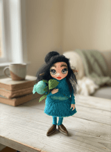 Dalia - Pixie — pieza artística de un guardián de la protección, hecha a mano por Duendes del Uruguay, vista 5.