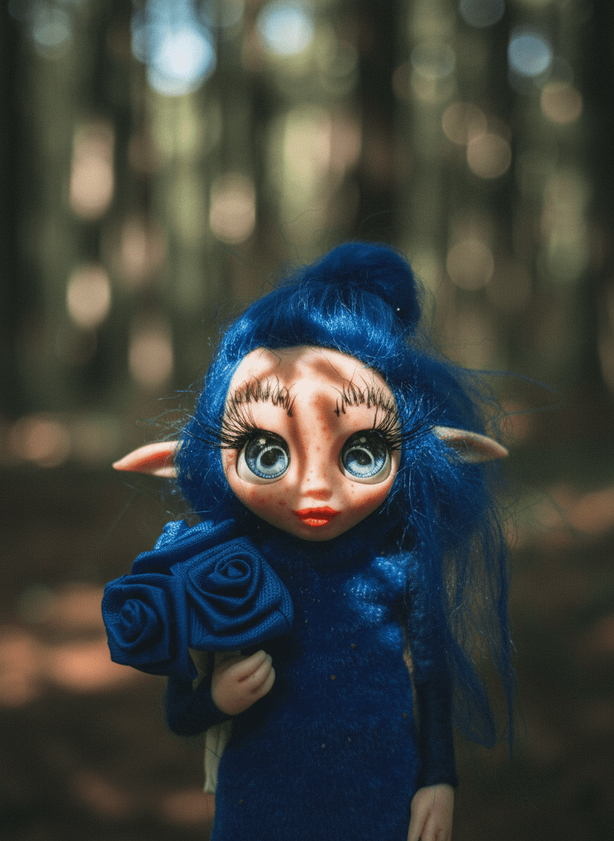 Margarita - Pixie — handmade abundance and money guardian art piece by Duendes del Uruguay, view 7