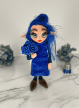 Margarita - Pixie — handmade abundance and money guardian art piece by Duendes del Uruguay, view 5