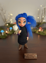 Violeta - Pixie — handmade protection guardian art piece by Duendes del Uruguay, view 6