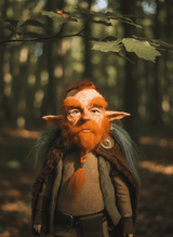 Harald, a handmade protection guardian art piece by Duendes del Uruguay