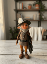 Teodoro — handmade abundance and money guardian art piece by Duendes del Uruguay, view 2