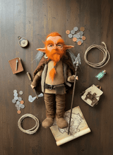 Harald — handmade protection guardian art piece by Duendes del Uruguay, view 5