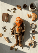 Harald — handmade protection guardian art piece by Duendes del Uruguay, view 3