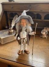 Greg — handmade wisdom guardian art piece by Duendes del Uruguay, view 7