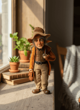 Ruffus — handmade company and emotional support guardian art piece by Duendes del Uruguay, view 6
