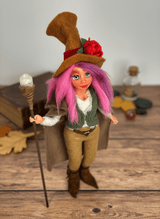 Sofia — handmade protection guardian art piece by Duendes del Uruguay, view 2