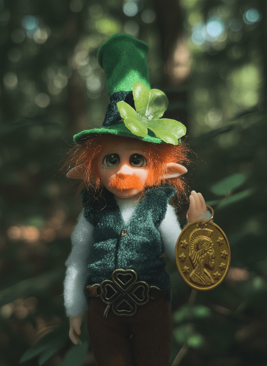 Leprechaun — handmade luck guardian art piece by Duendes del Uruguay, view 8
