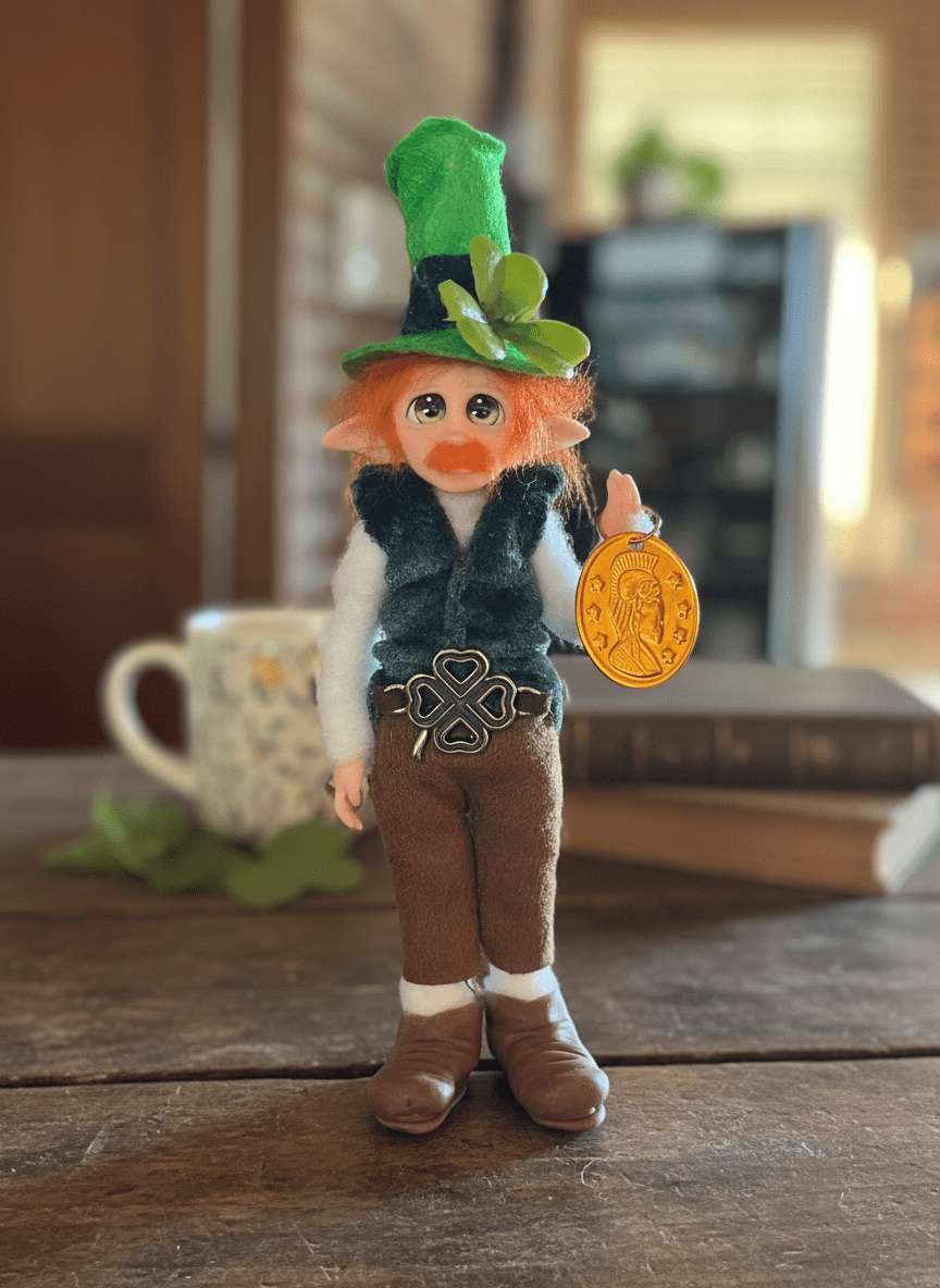Leprechaun — handmade luck guardian art piece by Duendes del Uruguay, view 7
