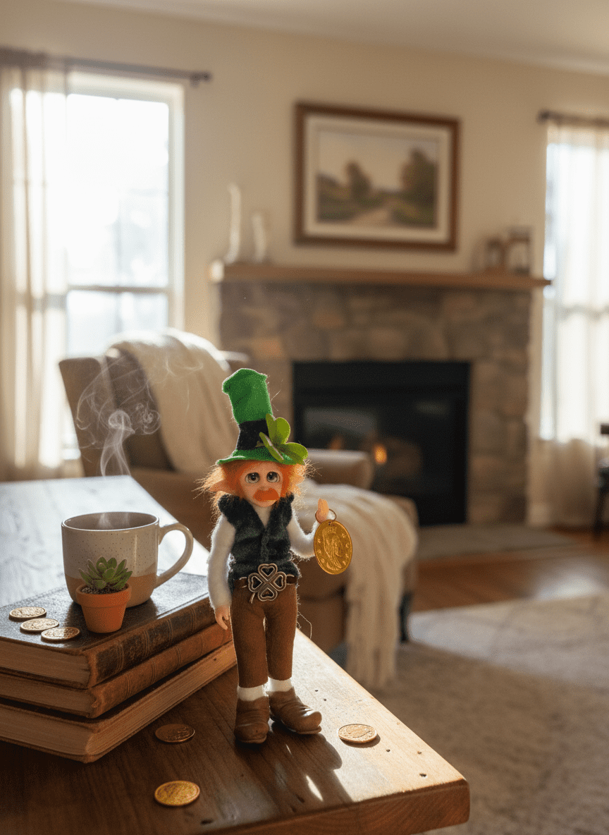 Leprechaun — handmade luck guardian art piece by Duendes del Uruguay, view 6