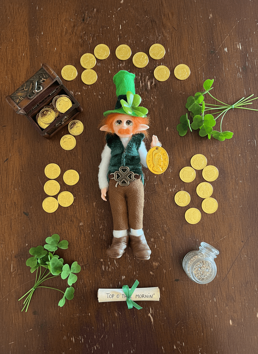 Leprechaun — handmade luck guardian art piece by Duendes del Uruguay, view 4