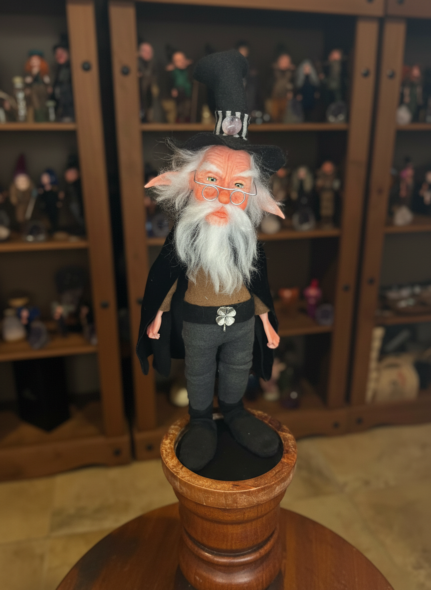 Oberon - Mid-Size — handmade luck guardian art piece by Duendes del Uruguay, view 7
