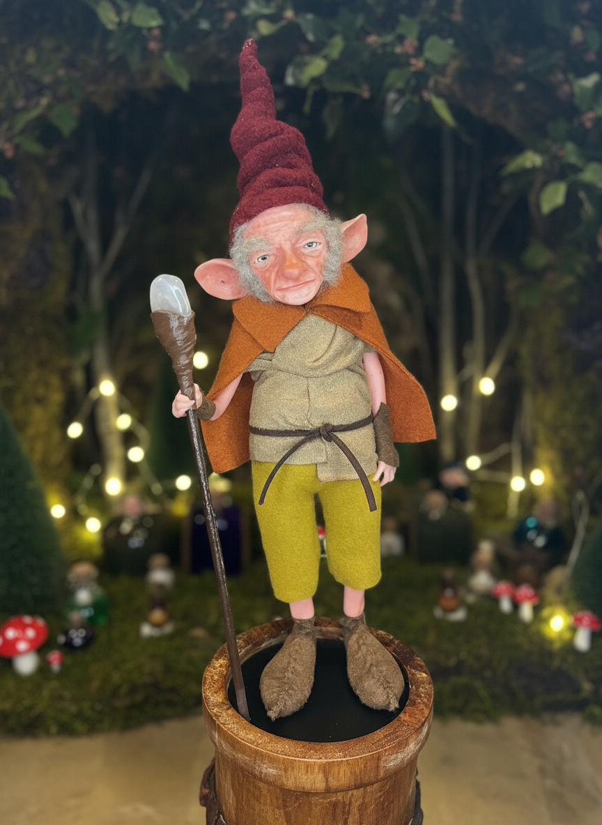 Lysander - Mid-Size — handmade love and heart guardian art piece by Duendes del Uruguay, view 8