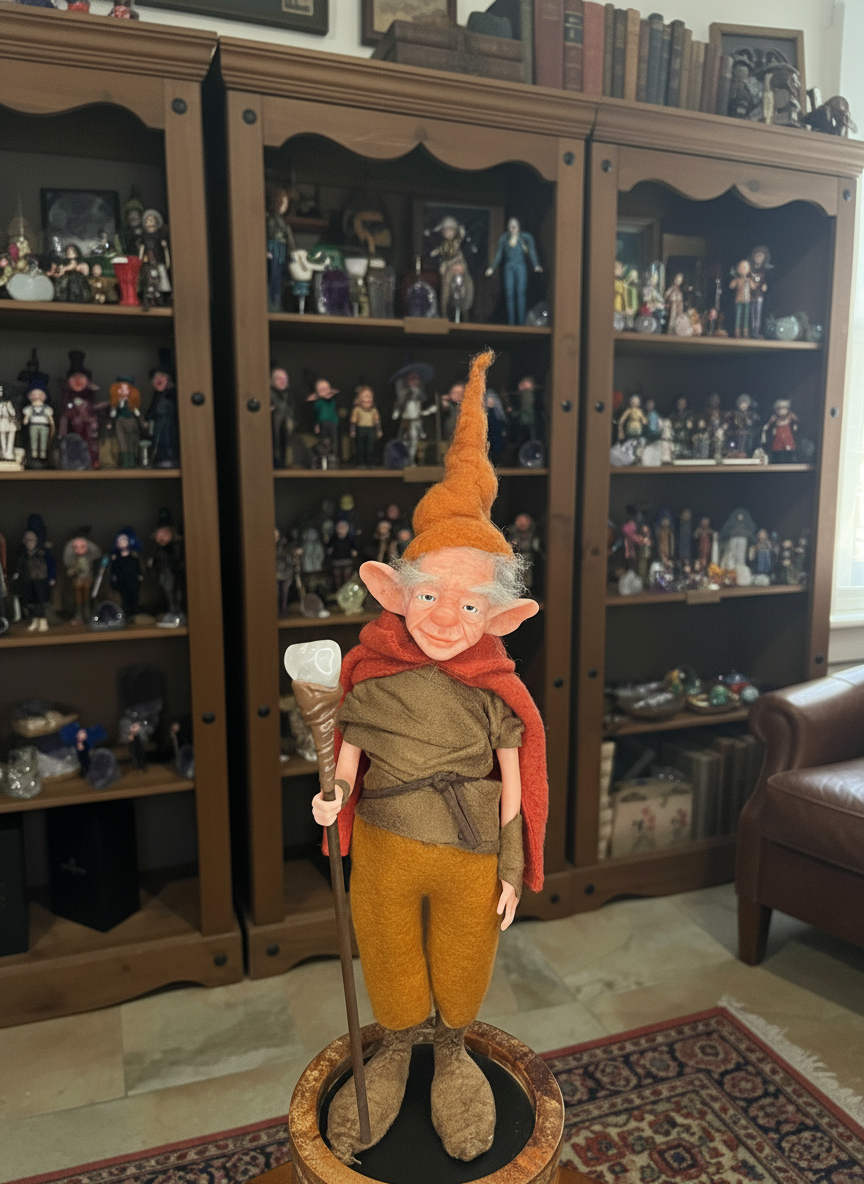 Alden - Mid-Size — handmade love and heart guardian art piece by Duendes del Uruguay, view 8