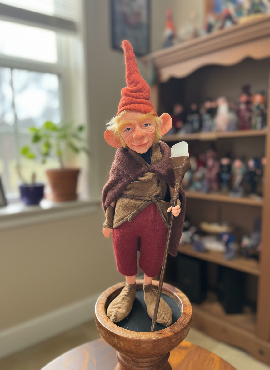Elio - Mid-Size — handmade luck guardian art piece by Duendes del Uruguay, view 7