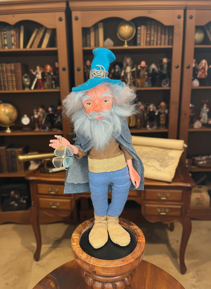 Owyn - Mid-Size — handmade luck guardian art piece by Duendes del Uruguay, view 7