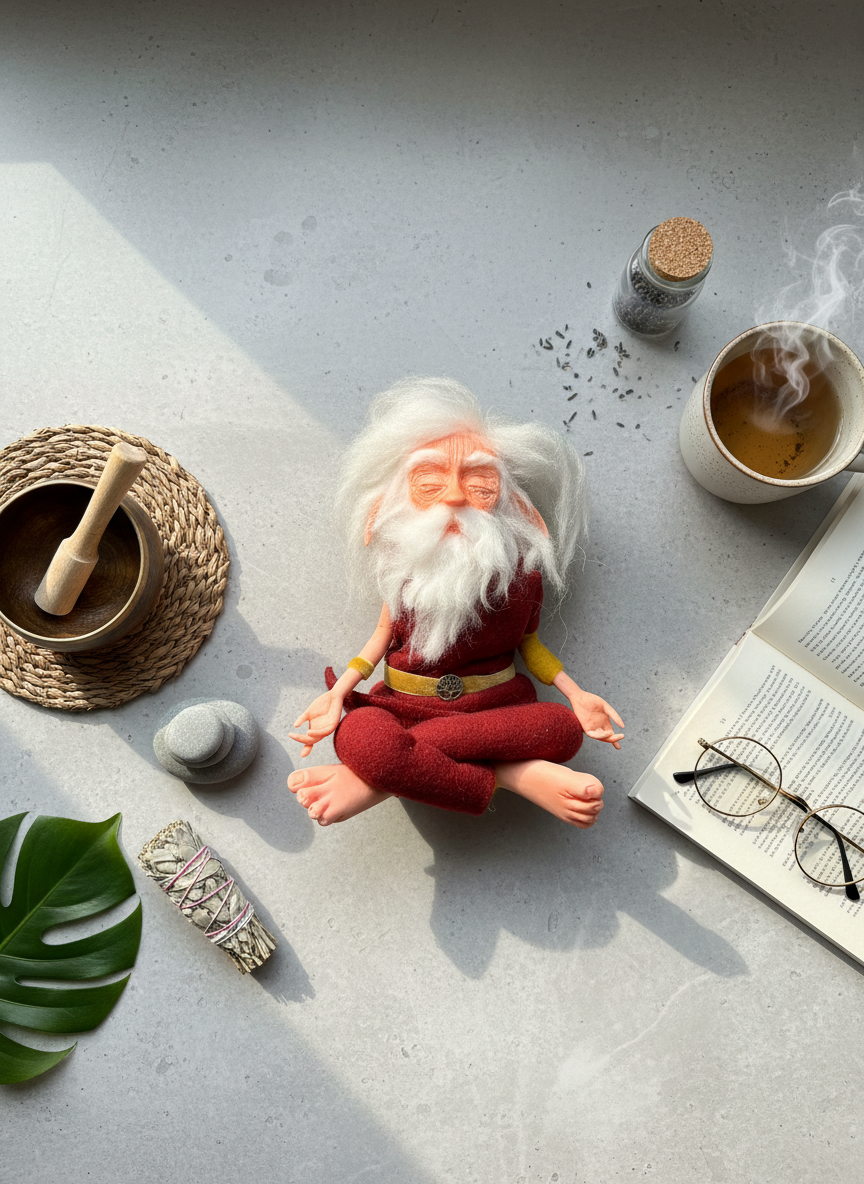 Bodhi - Mid-Size — handmade spirituality guardian art piece by Duendes del Uruguay, view 3