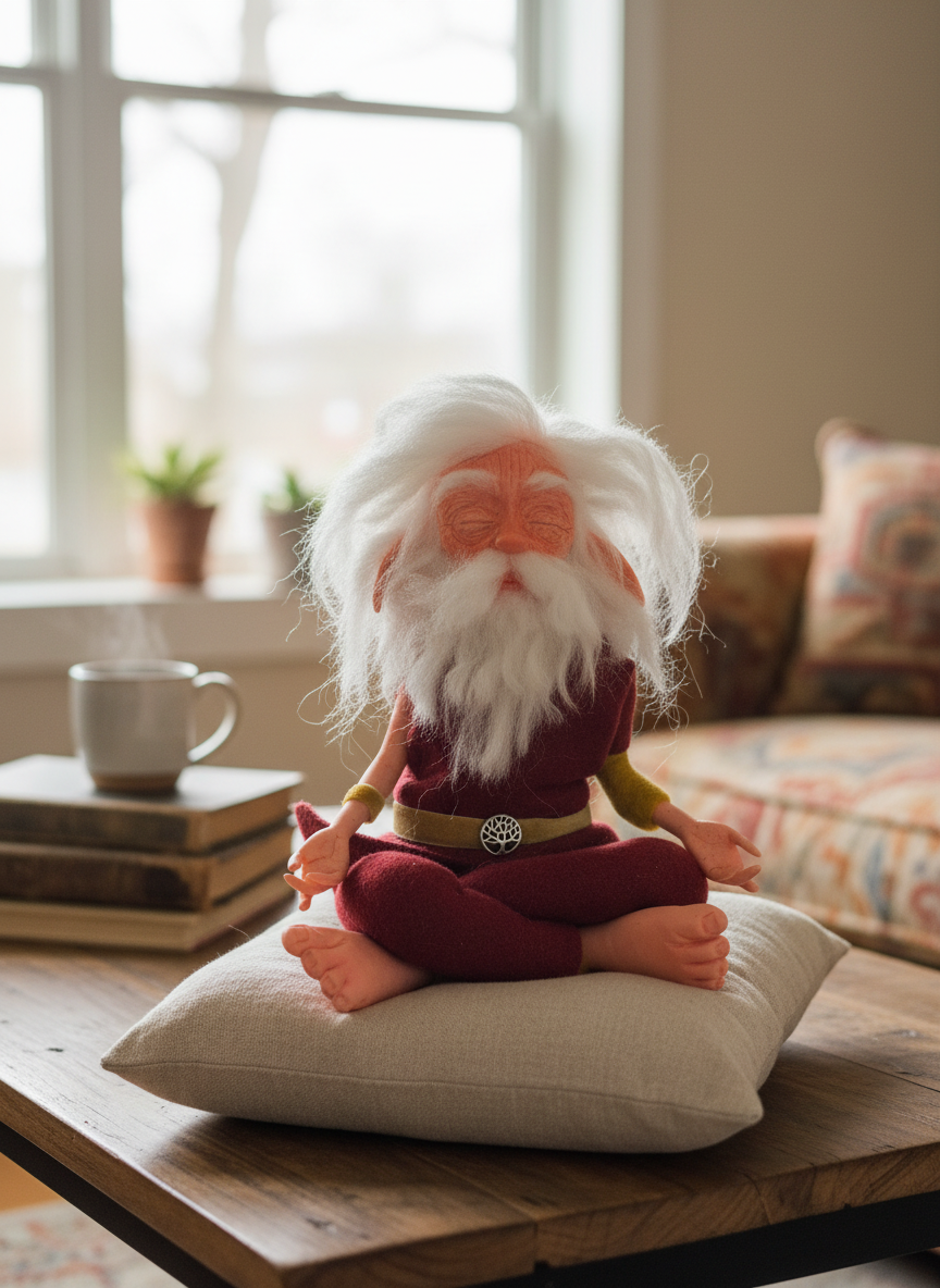 Bodhi - Mid-Size — handmade spirituality guardian art piece by Duendes del Uruguay, view 5