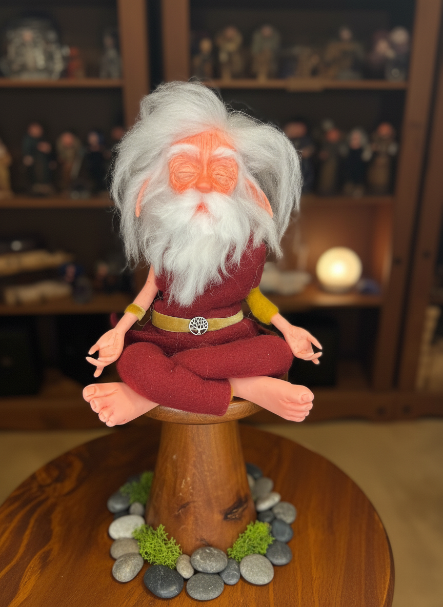 Bodhi - Mid-Size — handmade spirituality guardian art piece by Duendes del Uruguay, view 6