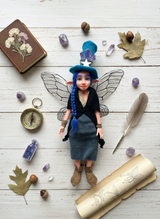 Celestia - Fairy — handmade spirituality guardian art piece by Duendes del Uruguay, view 7