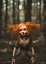 Lunara - Fairy — handmade spirituality guardian art piece by Duendes del Uruguay, view 5