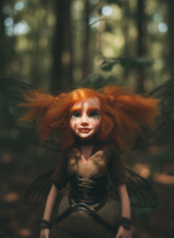 Lunara - Fairy — handmade spirituality guardian art piece by Duendes del Uruguay, view 8
