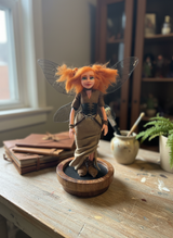 Lunara - Fairy — handmade spirituality guardian art piece by Duendes del Uruguay, view 4