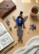 Morgwen - Fairy — handmade wisdom guardian art piece by Duendes del Uruguay, view 2