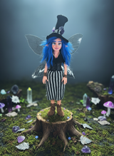 Morgwen - Fairy — handmade wisdom guardian art piece by Duendes del Uruguay, view 4
