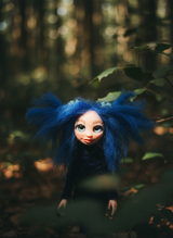 Indie - Pixie — handmade love and heart guardian art piece by Duendes del Uruguay, view 3