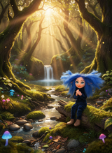 Indie - Pixie — handmade love and heart guardian art piece by Duendes del Uruguay, view 9