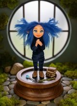 Indie - Pixie — handmade love and heart guardian art piece by Duendes del Uruguay, view 8