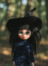Luna - Pixie, a handmade spirituality guardian art piece by Duendes del Uruguay