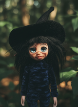 Luna - Pixie — handmade spirituality guardian art piece by Duendes del Uruguay, view 2