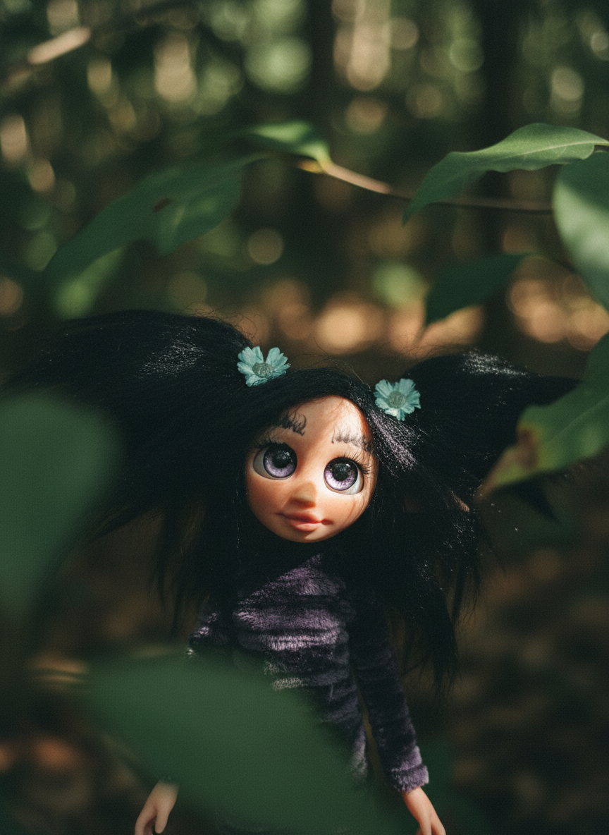 Noa - Pixie — handmade protection guardian art piece by Duendes del Uruguay, view 9