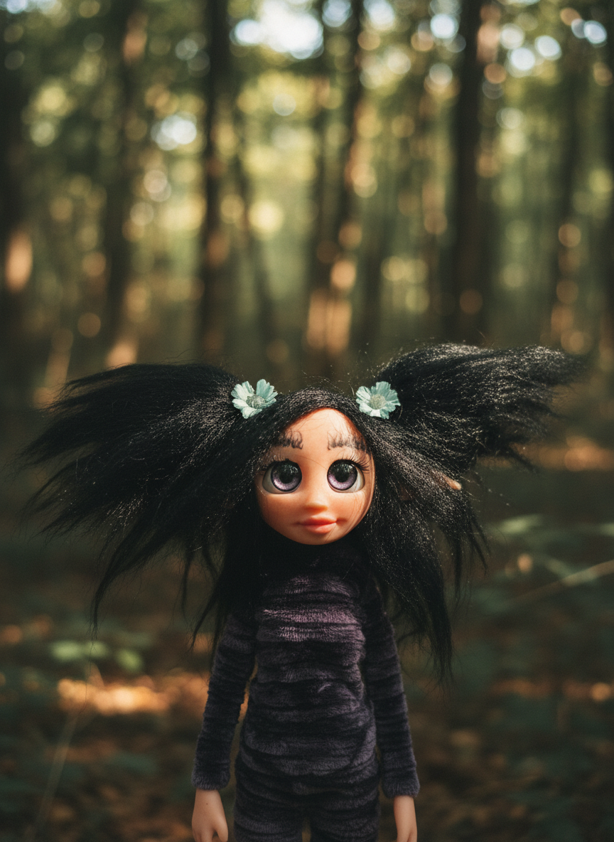 Noa - Pixie — handmade protection guardian art piece by Duendes del Uruguay, view 4
