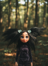 Noa - Pixie — handmade protection guardian art piece by Duendes del Uruguay, view 4