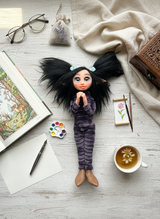Noa - Pixie — handmade protection guardian art piece by Duendes del Uruguay, view 7