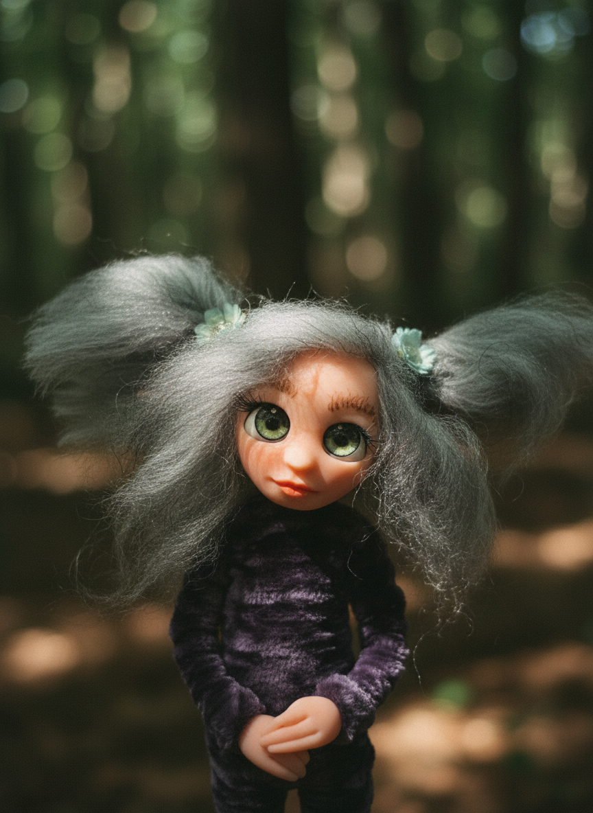 Brisa - Pixie — handmade wisdom guardian art piece by Duendes del Uruguay, view 7