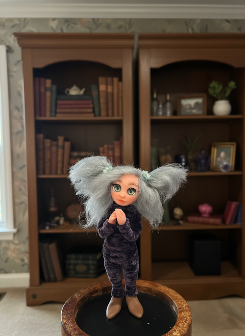 Brisa - Pixie — handmade wisdom guardian art piece by Duendes del Uruguay, view 2