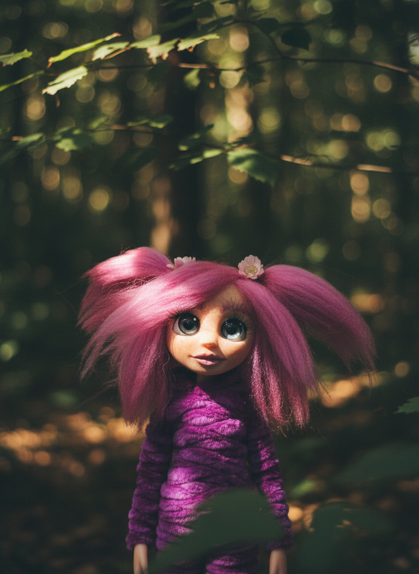 Mila - Pixie — handmade spirituality guardian art piece by Duendes del Uruguay, view 8