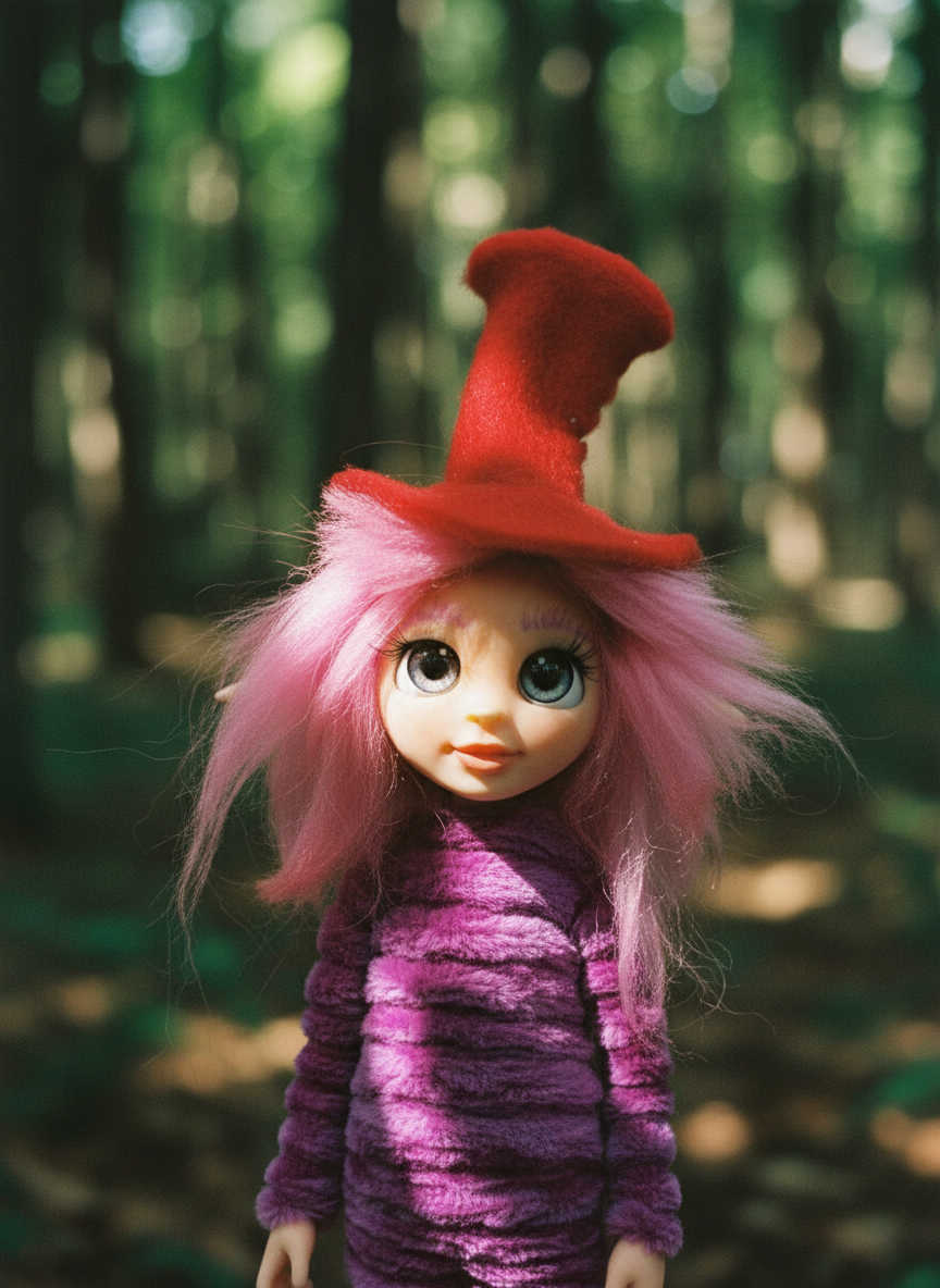 Lumi - Pixie — handmade spirituality guardian art piece by Duendes del Uruguay, view 5