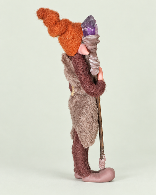 Albin — side view 1, soft pale sage background