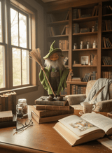 Groen — handmade health and healing guardian art piece by Duendes del Uruguay, view 7