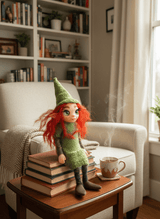 Clavel - Pixie — handmade study and concentration guardian art piece by Duendes del Uruguay, view 6