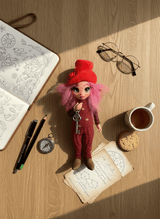 Daphne - Pixie — handmade path-opener guardian art piece by Duendes del Uruguay, view 5