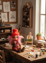 Daphne - Pixie — handmade path-opener guardian art piece by Duendes del Uruguay, view 7